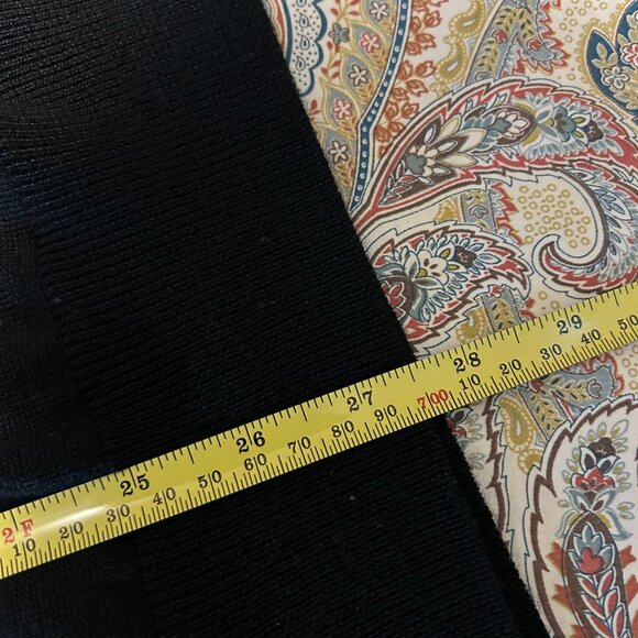 SALE -- Point Zero Collection Black Vest Merino Wool Blend - Men's Size Large - Picture 11 of 11